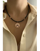 Malahit Taşlı Göz Kolye