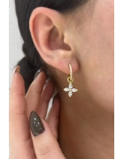 Markiz Kesim Çiçek Sallantılı Küpe