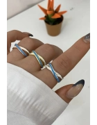 Mine İşçilikli Atkı Yüzük