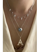 Mine İşçilikli Göz Kolye