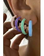 Mineli Basic Halka Küpe