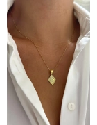 Mineli Küçük Boy Tılsım Kolye