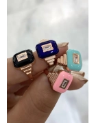 Mineli Madalyon Yüzük