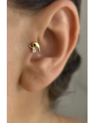 Minimal Balık Piercing Küpe