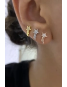 Minimal Kuyruklu Yıldız Küpe