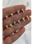 Minimal Kuyruklu Yıldız Küpe