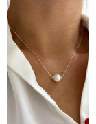 Minimal Tek İnci Kolye