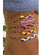 Mix İpli Zincirli Halhal