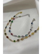 Mix Taşlı Sıvama Bileklik