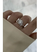 Mozanit Taşlı Yüzük