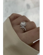 Mozanit Taşlı Yüzük