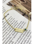 Nazar Boncuklu İsim Bileklik