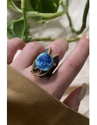 Okyanus Sedefli El İşi Yüzük