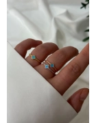 Opal Çiçek Yüzük