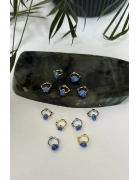 Opal Taşlı Halka Piercing