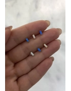 Opal Taşlı Piercing Küpe