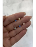 Opal Taşlı Piercing Küpe