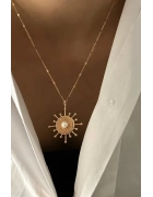 Ortası İncili Kolye