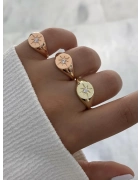 Ortası Taşlı Kutup Yıldızı Yüzük