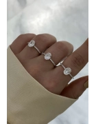 Oval Tektaş Yüzük