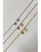 Plaka Detaylı İtalyan Bileklik