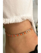 Pullu Neon Turuncu Halhal