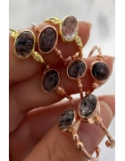 Rutil Kuvars Taşlı Yüzük