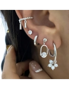 Sallantılı Earcuff Küpe