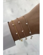 Sallantılı İncili Bileklik