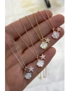 Sedef Deniz Kabuğu Kolye