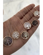 Sedef Hayat Ağacı Kolye