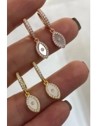 Sedef Taşlı İthal Küpe