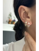 Sedefli Balık Küpe