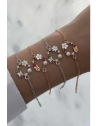 Sedefli Çiçek Bileklik