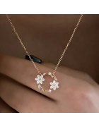 Sedefli Çiçek Kolye