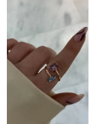 Swarovski Baget Taşlı Yüzük