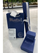 Swarovski Beyaz Baget Taşlı Küpe