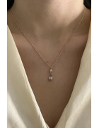 Swarovski İki Markiz Taşlı Kolye