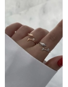 Taşlı Balık Yüzük