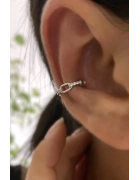 Taşlı Earcuff Küpe