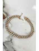 Taşlı Gurmet Zincir Bileklik