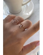 Taşlı Harf Yüzük