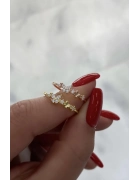 Taşlı Kelebek Yüzük