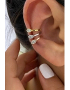 Taşlı Kıkırdak Küpe