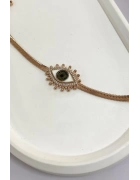 Taşlı Mineli Göz Bileklik