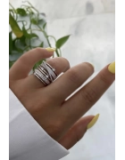 Taşlı Sarmal Yüzük