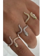 Taşlı Yılan Yüzük