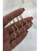 Taşsız Yılan Küpe