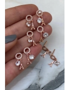 Tektaş Detaylı Eyfel Kulesi Küpe