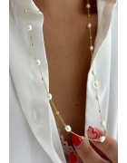 Top Detaylı İnci Zincir